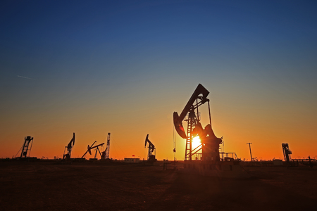 The oil pump, industrial equipmentのeditorial素材