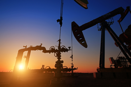The oil pump, industrial equipmentの写真素材