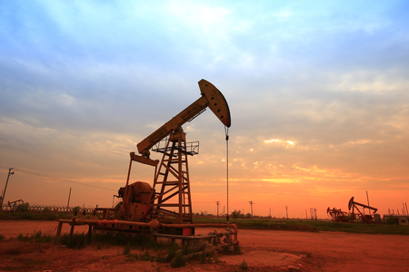 The oil pump, industrial equipmentのeditorial素材