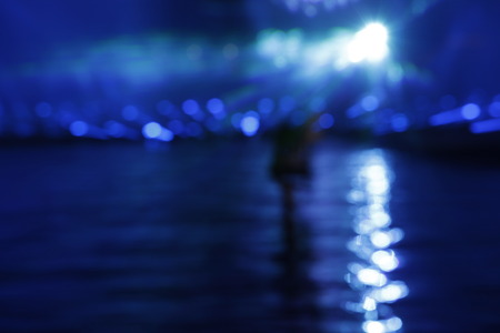 The light in the dark, the abstract background