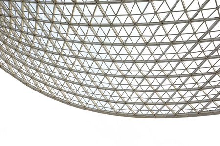 Steel structure geometry construction as the backgroundのeditorial素材