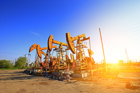 The oil pump, industrial equipmentのeditorial素材