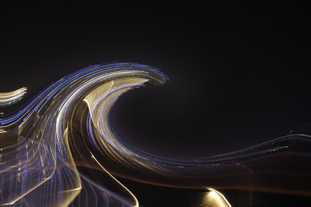 The light in the dark, the abstract backgroundの写真素材