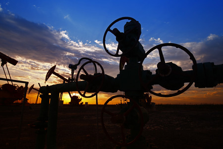 The oil pump, industrial equipmentの写真素材
