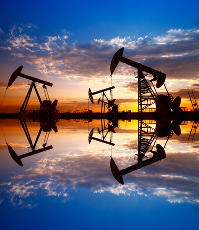 The oil pump, industrial equipmentのeditorial素材