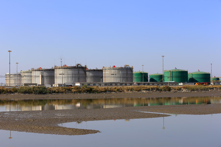 The oil industry equipmentのeditorial素材