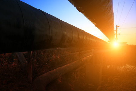 Oil pipeline, industrial equipmentの写真素材