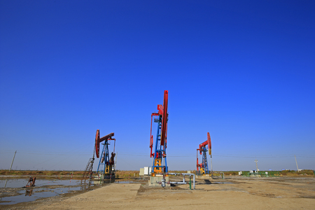 The oil pump, industrial equipmentのeditorial素材