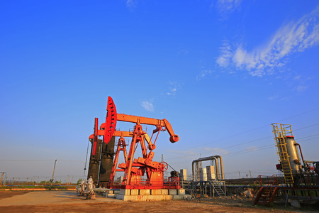 The oil pump industrial equipmentのeditorial素材