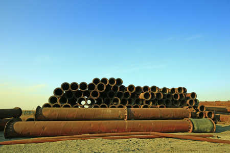 The rusty pipeの写真素材