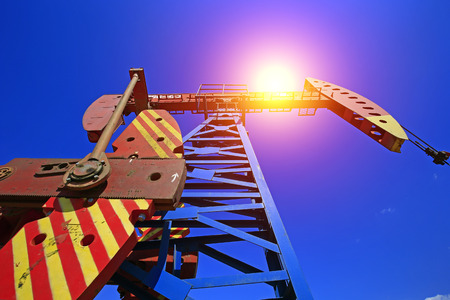 The oil pump industrial equipmentのeditorial素材