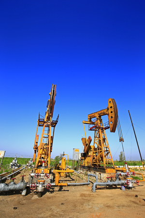 The oil pump, industrial equipmentのeditorial素材