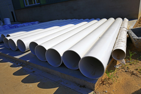 Plastic pipes, industrial equipment