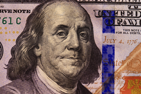 USD vs RMB banknoteの写真素材