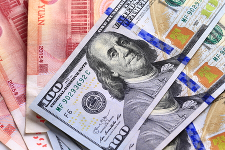 USD vs RMBの写真素材