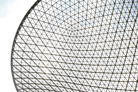 Steel structure geometry construction as the backgroundのeditorial素材