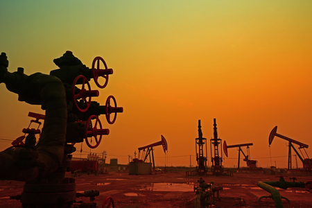 The oil pump, industrial equipmentのeditorial素材