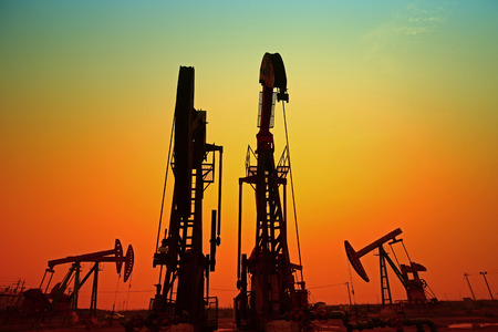 The oil pump, industrial equipmentのeditorial素材