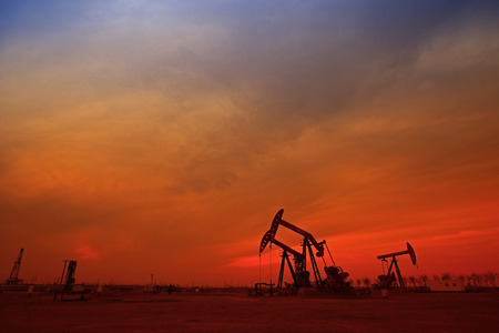 The oil pump, industrial equipmentのeditorial素材