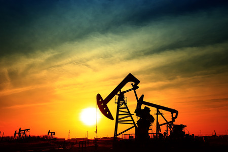 The oil pump, industrial equipmentの写真素材