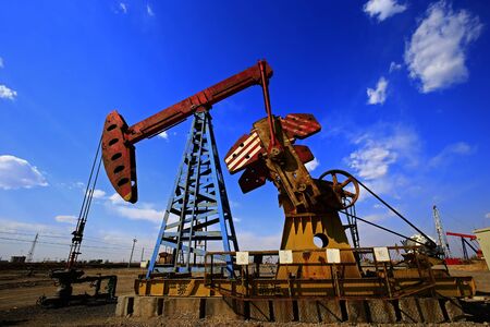 The oil pump, industrial equipmentの写真素材