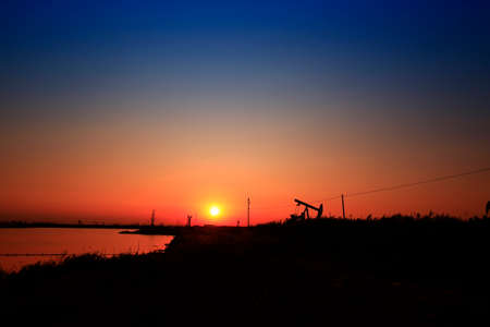 The oil pump, industrial equipmentの写真素材