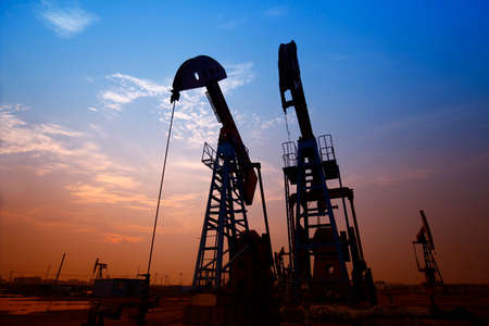 The oil pump industrial equipmentの写真素材