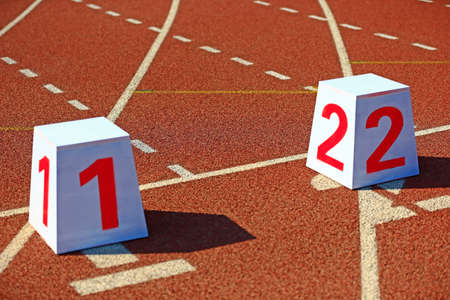 Track and field digitalの写真素材