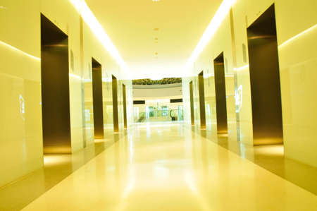 The inside of the modern architecture