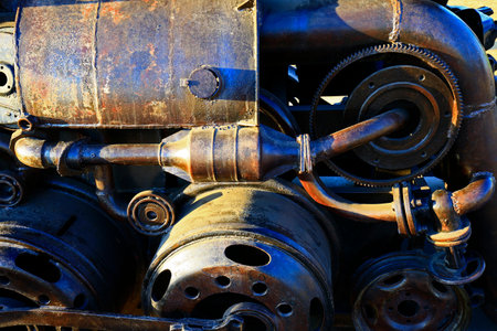 The local features of industrial equipmentの写真素材