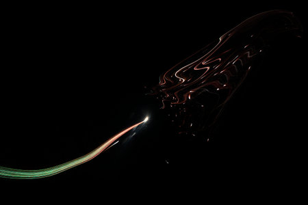 Fireworks, and light in the darkness, the abstract background