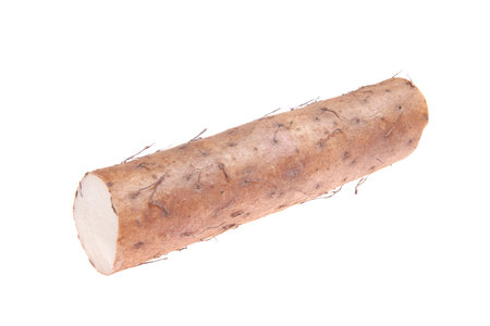 Yam on a white background, very freshの写真素材