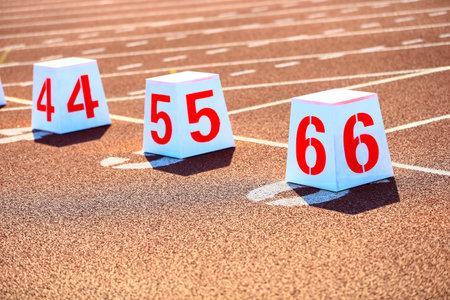 Track and field digitalの写真素材