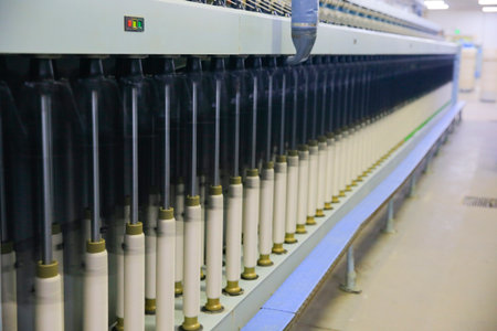 In a rotating machinery and equipment production company, it is very clean and tidyの写真素材