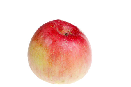 Fresh apples on a white backgroundの写真素材