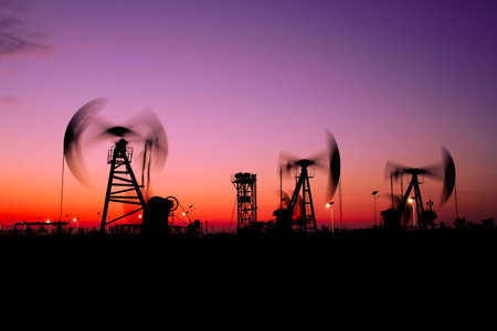 The oil pump, Oil and gas industry in Russia.