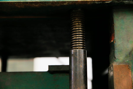 The old factory abstract background of industrial equipmentの写真素材