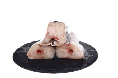 Cod isolated on a white background, fresh