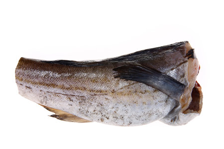 Cod isolated on a white background, fresh