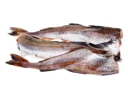 Cod isolated on a white background, fresh