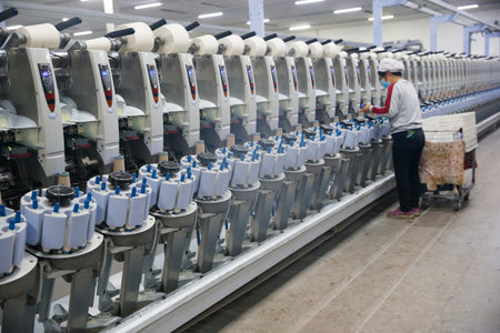 In a rotating machinery and equipment production company, it is very clean and tidy