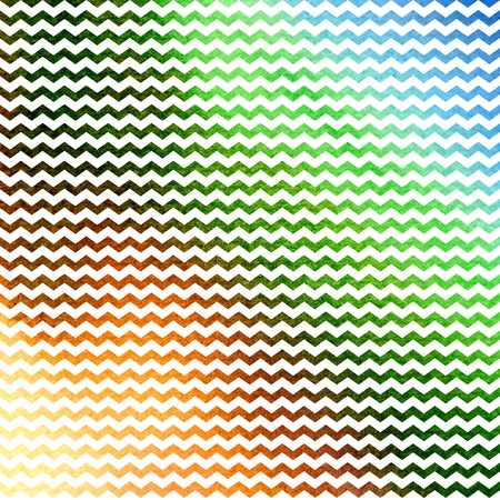 gradient, geometric pattern with zigzags, watercolor painting