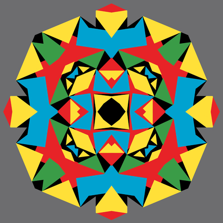 Colorful geometric pattern.のイラスト素材