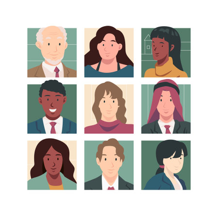 Diverse groups of multinational company business people, entrepreneurs, workers and expatriates head...
