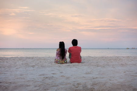 Relax on the beachの写真素材