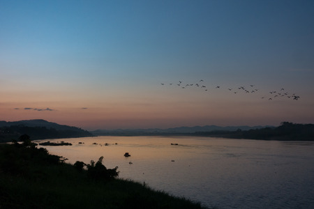 Chiang Khan Thailandの写真素材