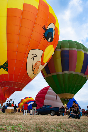 Balloon Festival in Thailand.の写真素材