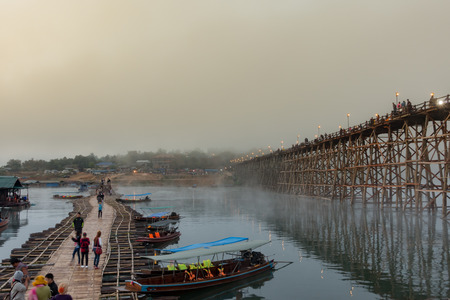 Sangklaburi Thailandの写真素材