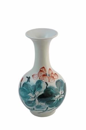 beautiful ceramic products creative still lifeの写真素材