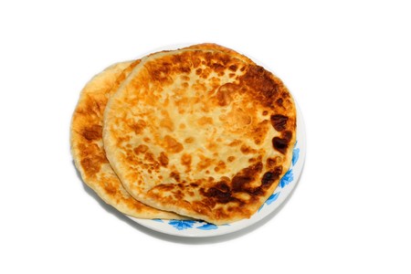 close up of local snack - pie, north chinaの写真素材